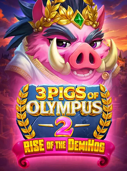 Play 3 Pigs of Olympus 2 - Rise of the Demi-Hog At BitStarz Casino